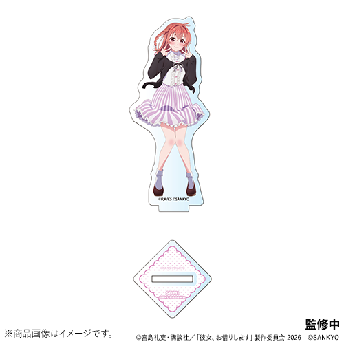 Lパチスロ 彼女、お借りします　アクリルスタンドA柄　(桜沢 墨)